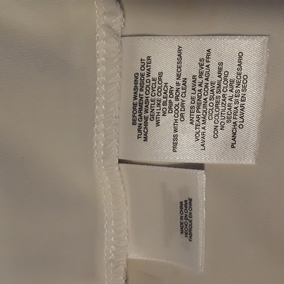 Anne Klein Black & White Shirt - Picture 6 of 6